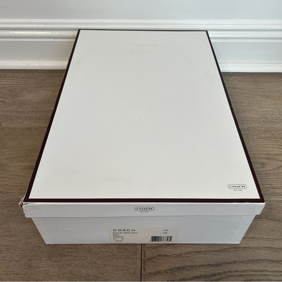 Coach Boots Whitley Q356 High W Boots in Whiskey - Size 8.5M (with original box) - Picture 14 of 16